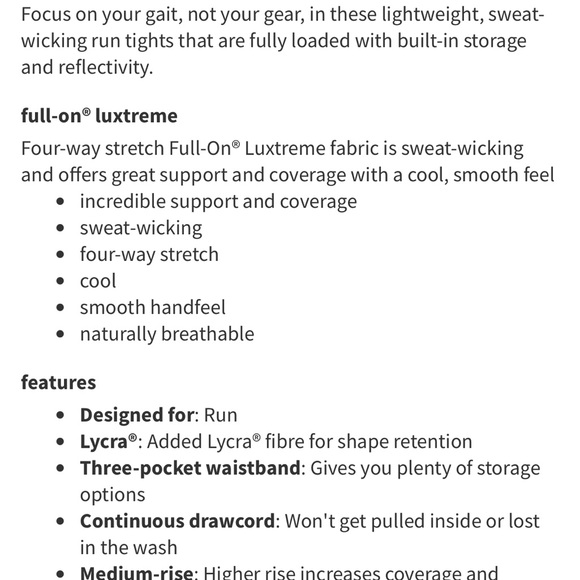 lululemon speed up tight full on luxtreme 6 28” inseam - Picture 13 of 13